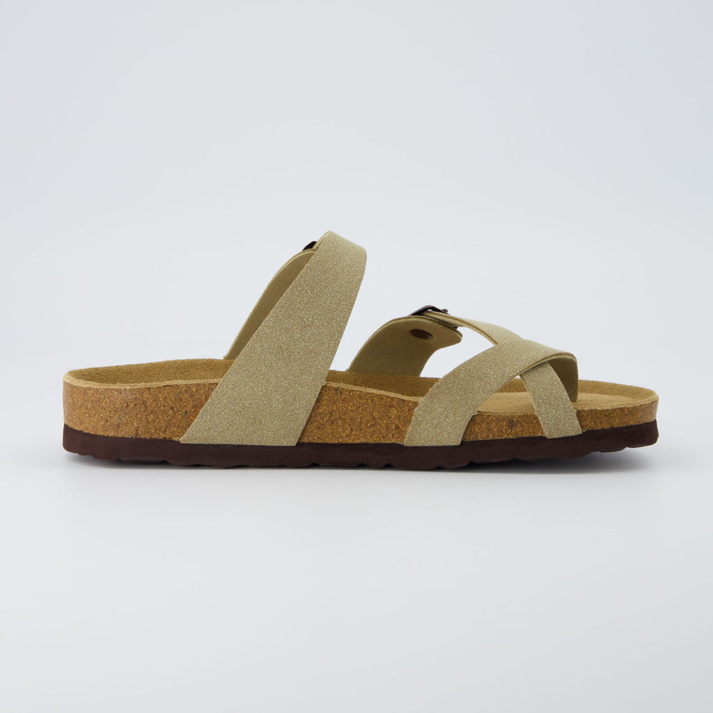 Luna Cork Footbed Sandal Suedes - view 10