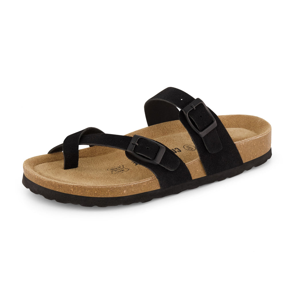Luna Cork Footbed Sandal Suedes - view 14