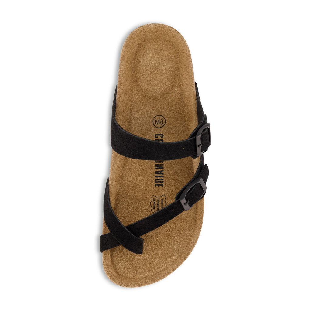 Luna Cork Footbed Sandal Suedes - view 17