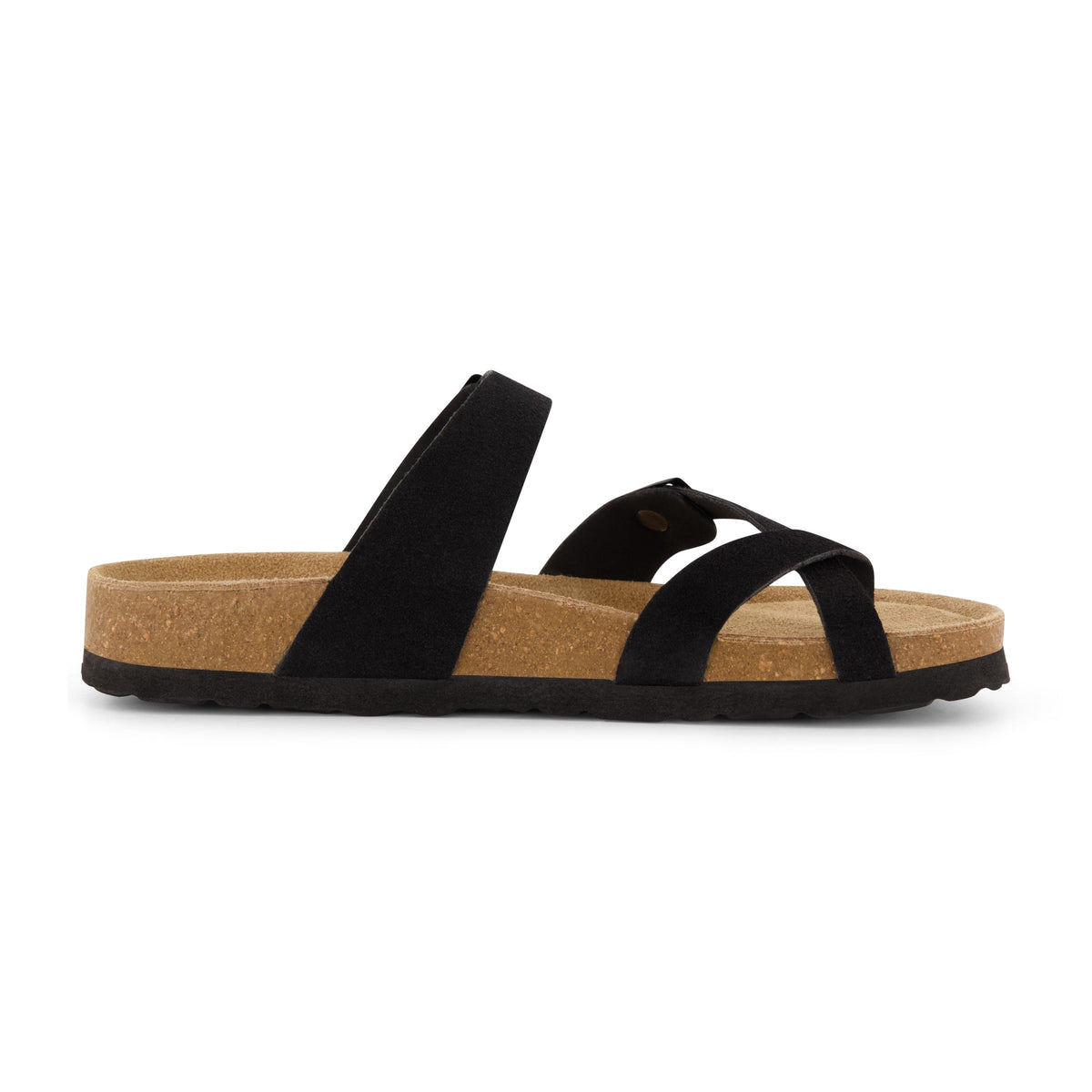 Luna Cork Footbed Sandal Suedes - view 16