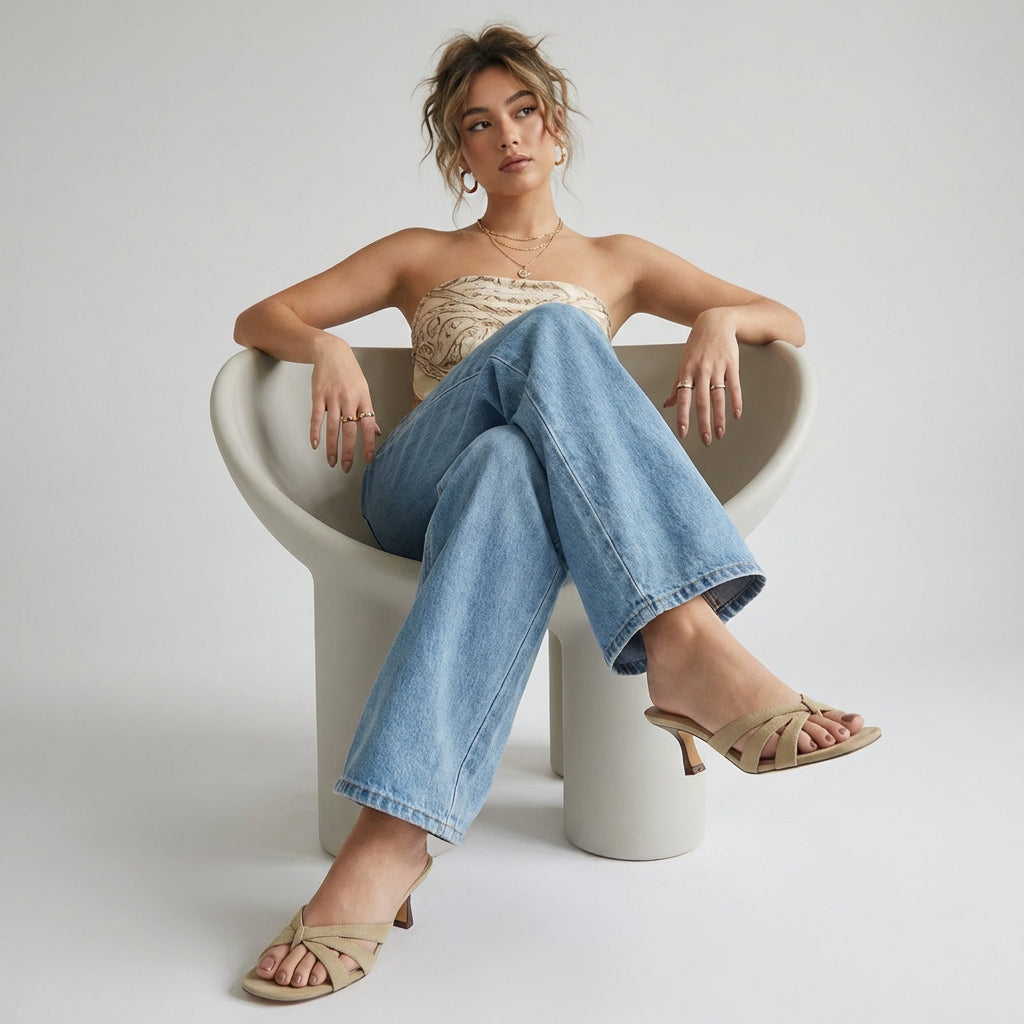 Malta Kitten Heel Sandals - view 90