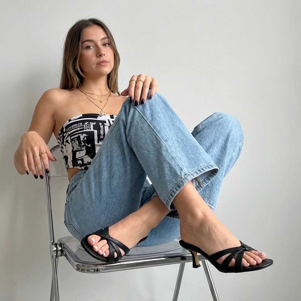 Malta Kitten Heel Sandals - view 9