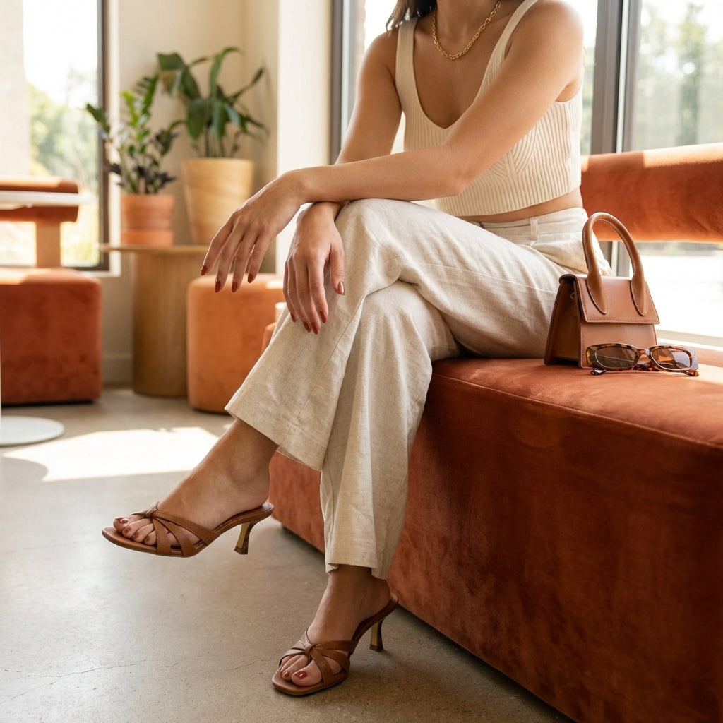 Malta Kitten Heel Sandals - view 29