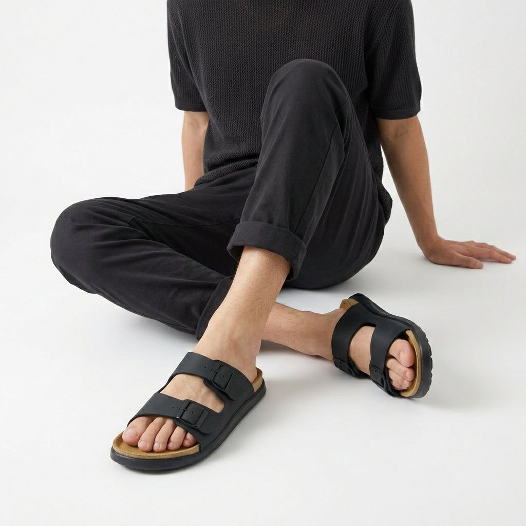 Mars Double Buckle Sandals - view 2