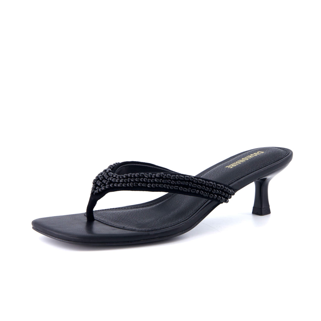 Mila Beaded Kitten Heels - view 13