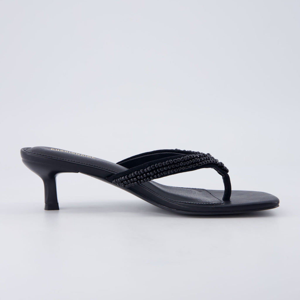 Mila Beaded Kitten Heels - view 15