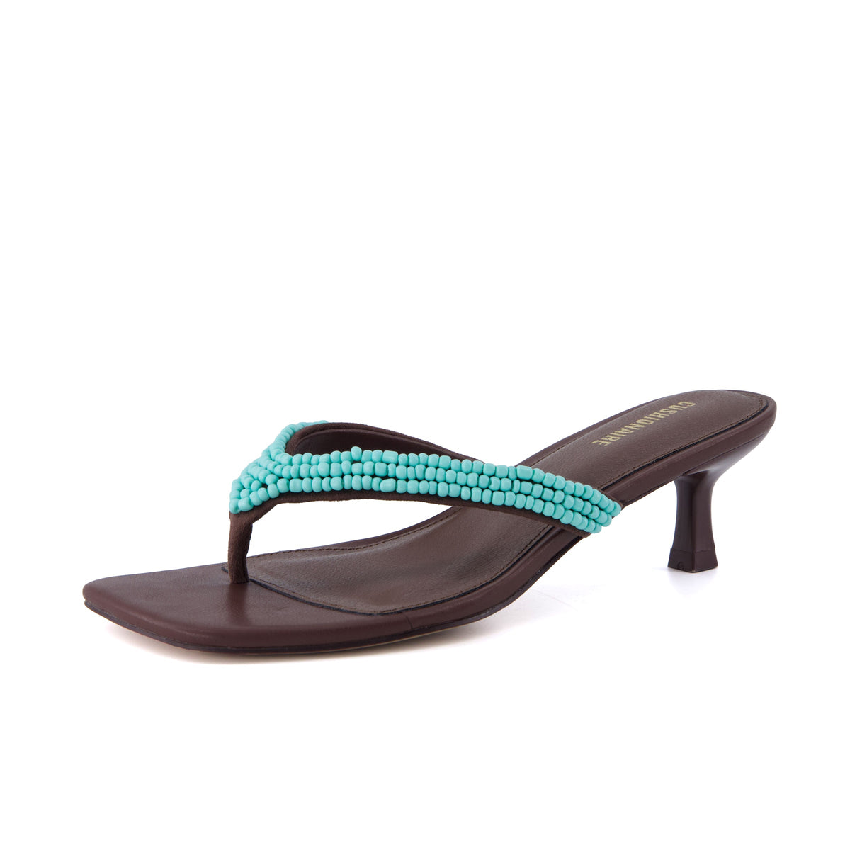 Mila Beaded Kitten Heels - view 3