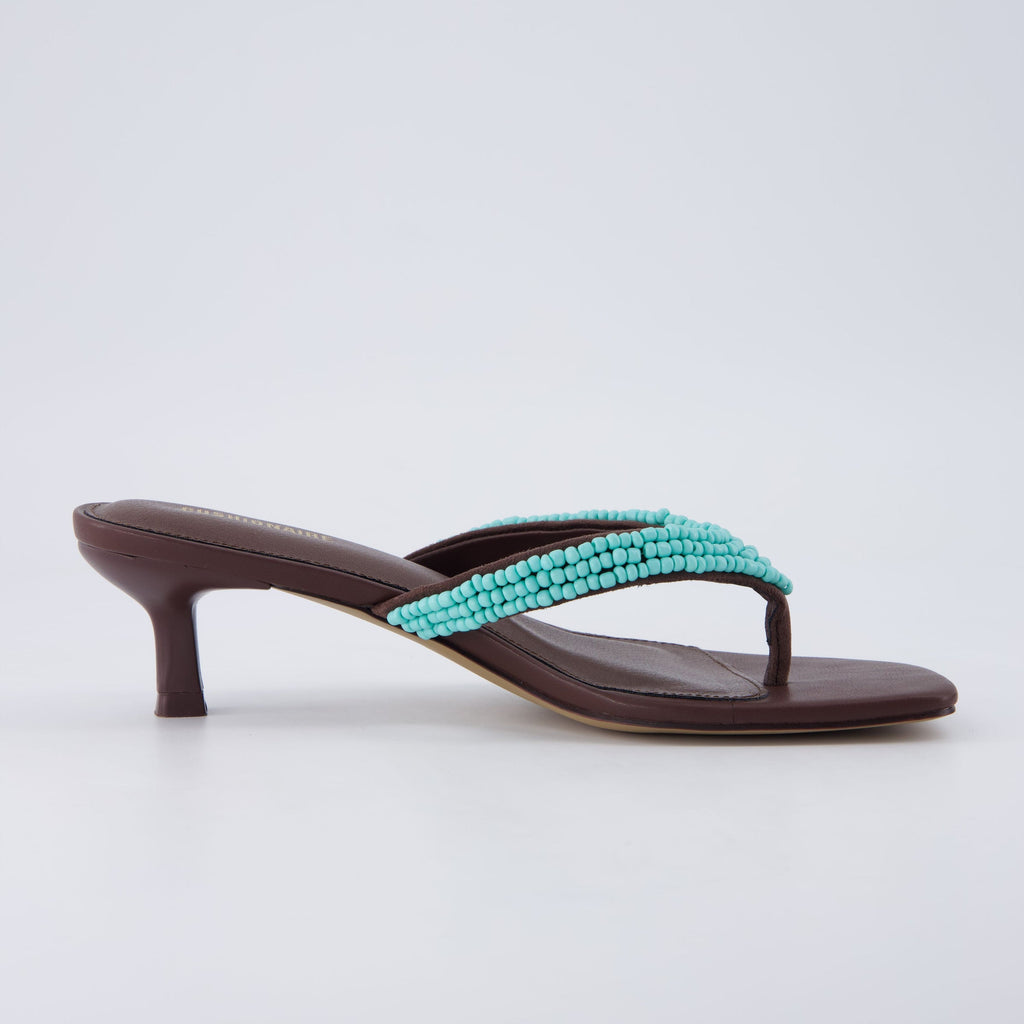 Mila Beaded Kitten Heels - view 5