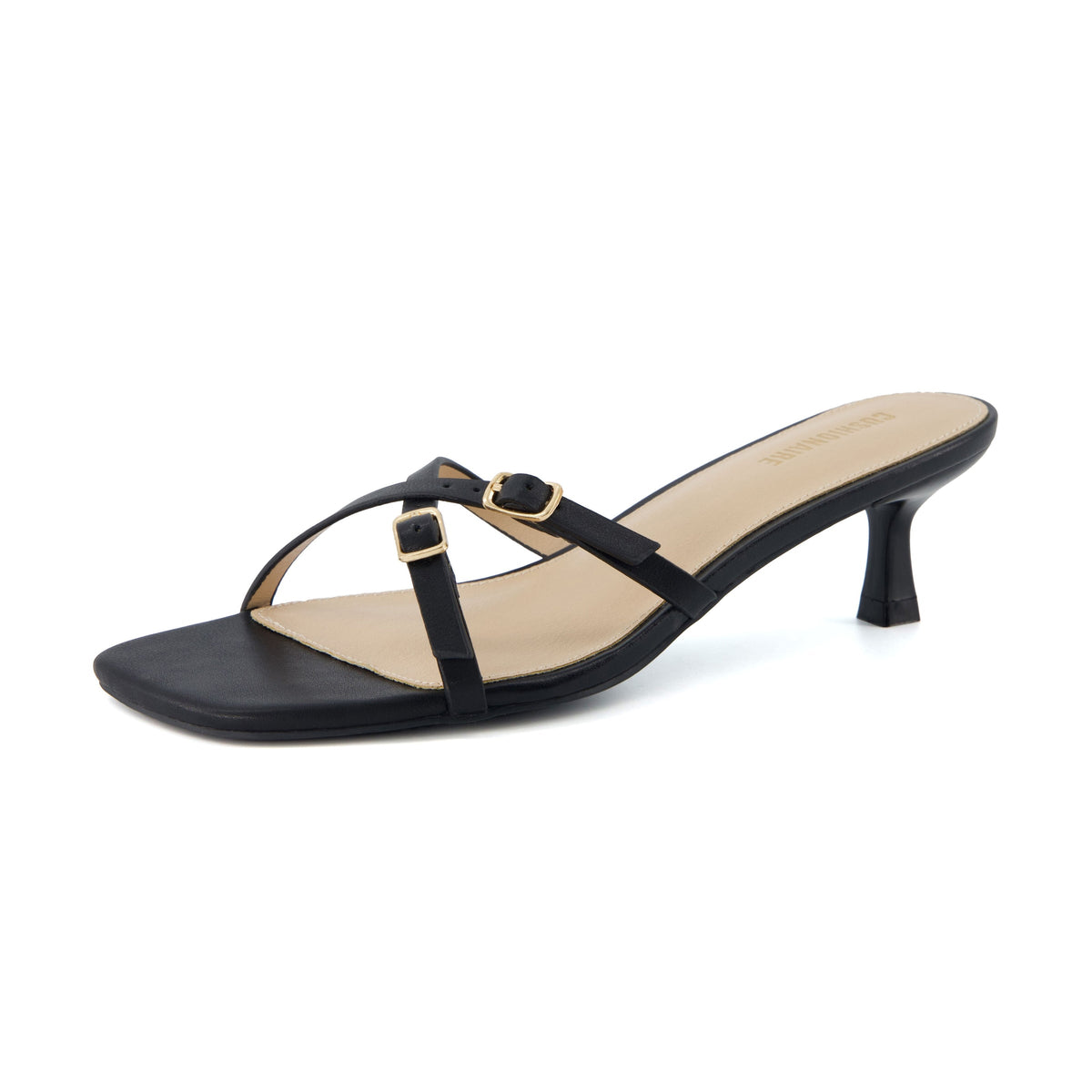 Milan Kitten Heel Sandals - view 3