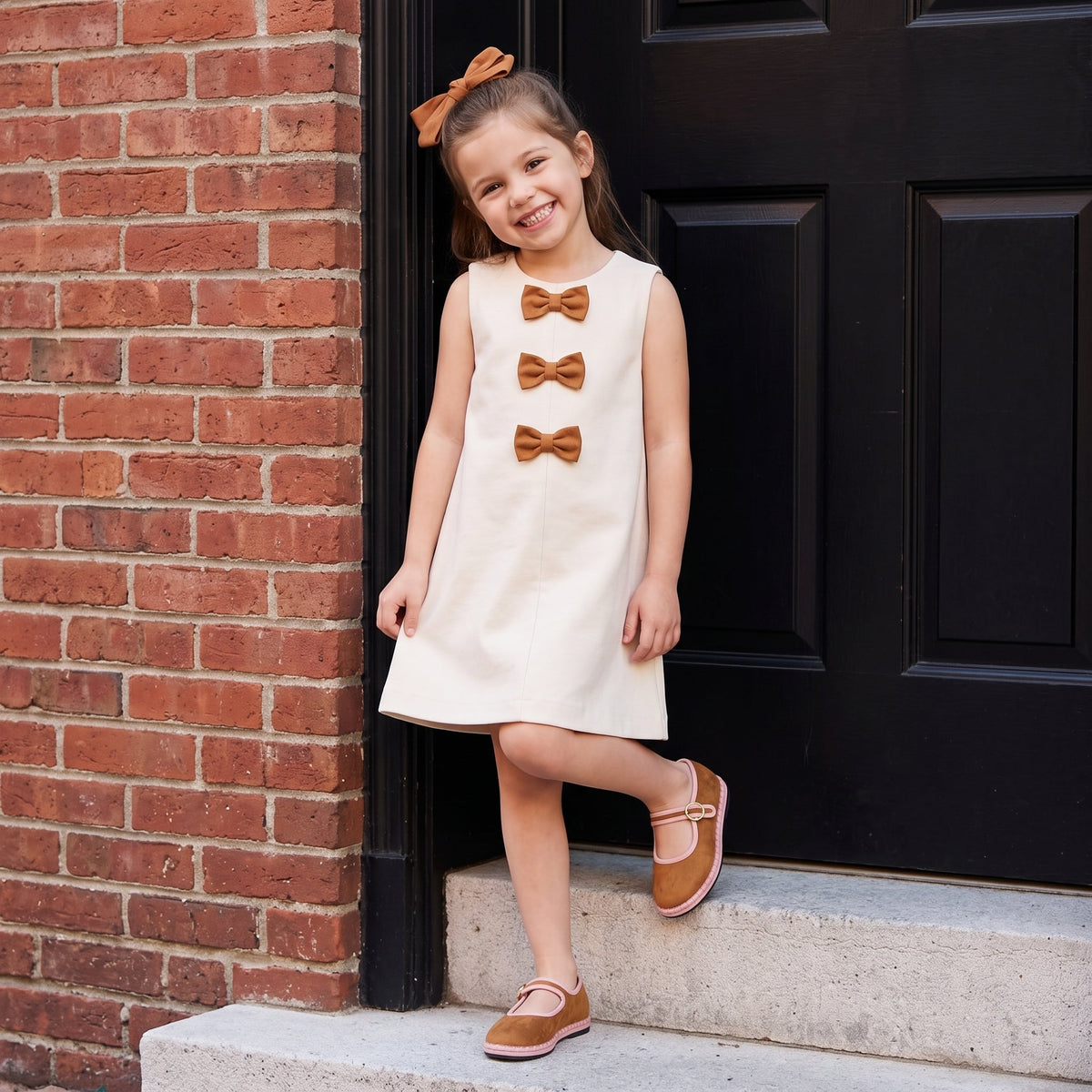 Missy Kids Mary Jane Flats - view 2