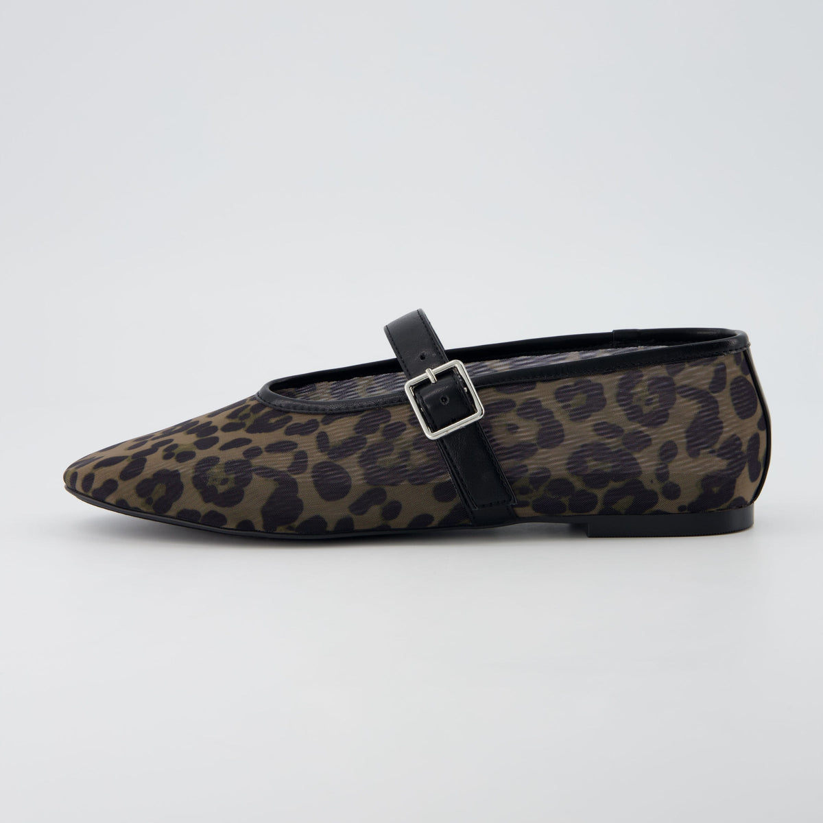 Moma Leopard Print Mary Jane Flat - view 1