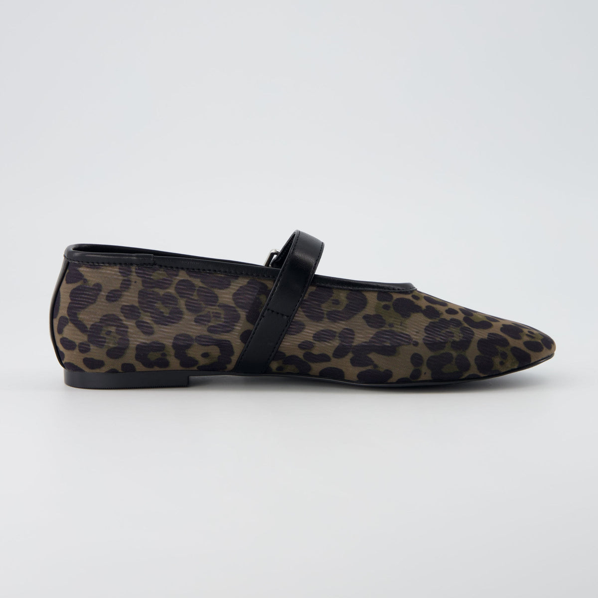 Moma Leopard Print Mary Jane Flat - view 4