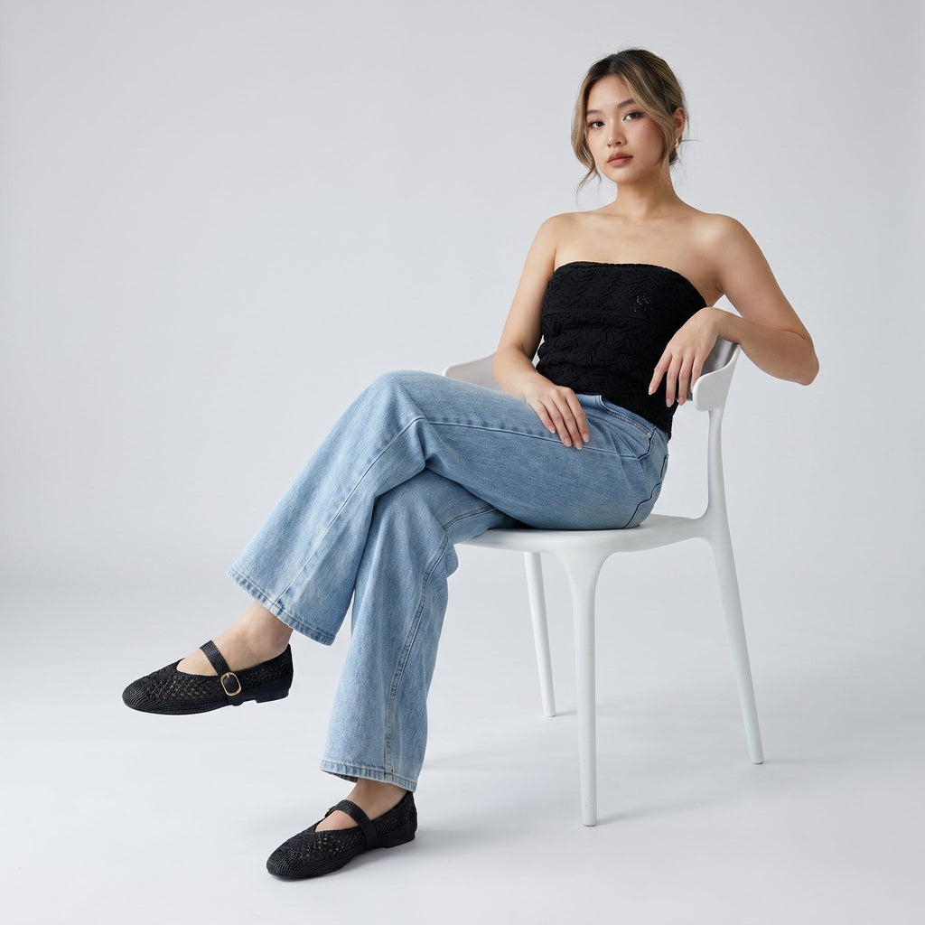 Monet Woven Mary Jane Flats - view 46
