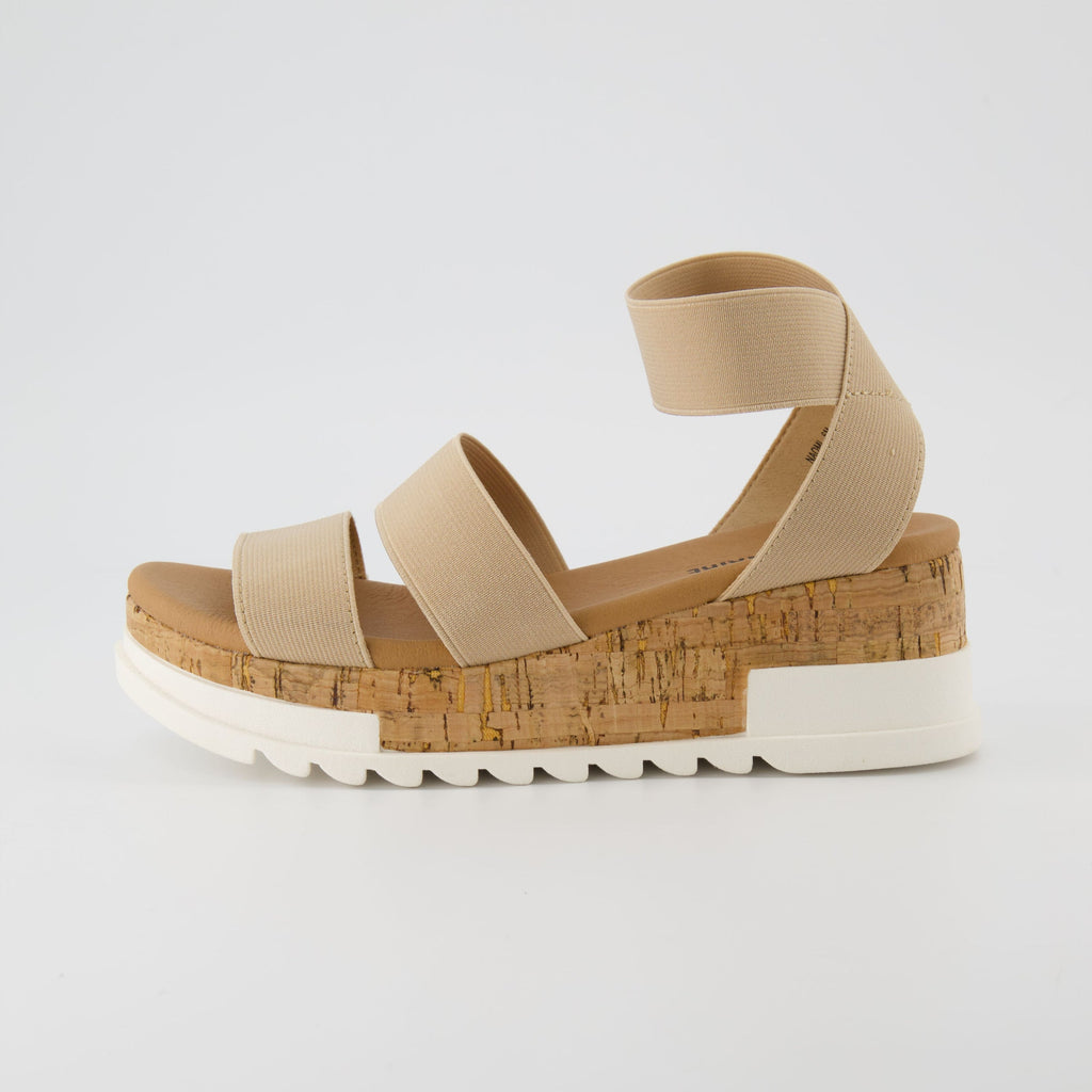 Naomi Stretch Cork Wedge Sandal - view 1