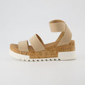Naomi Stretch Cork Wedge Sandal - view 1