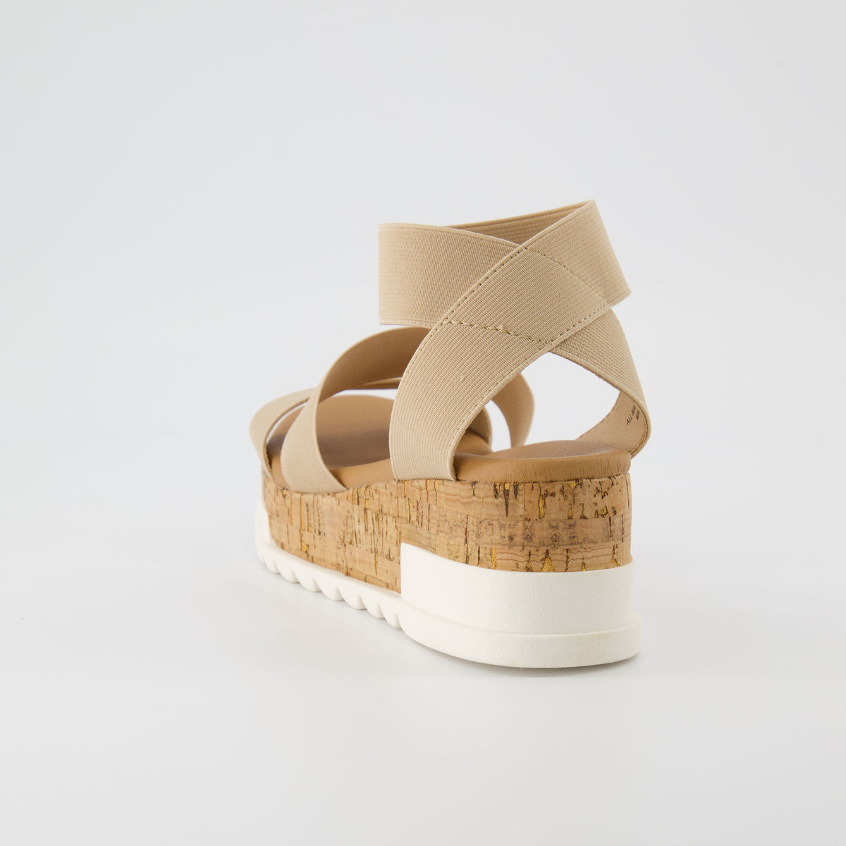 Naomi Stretch Cork Wedge Sandal - view 5