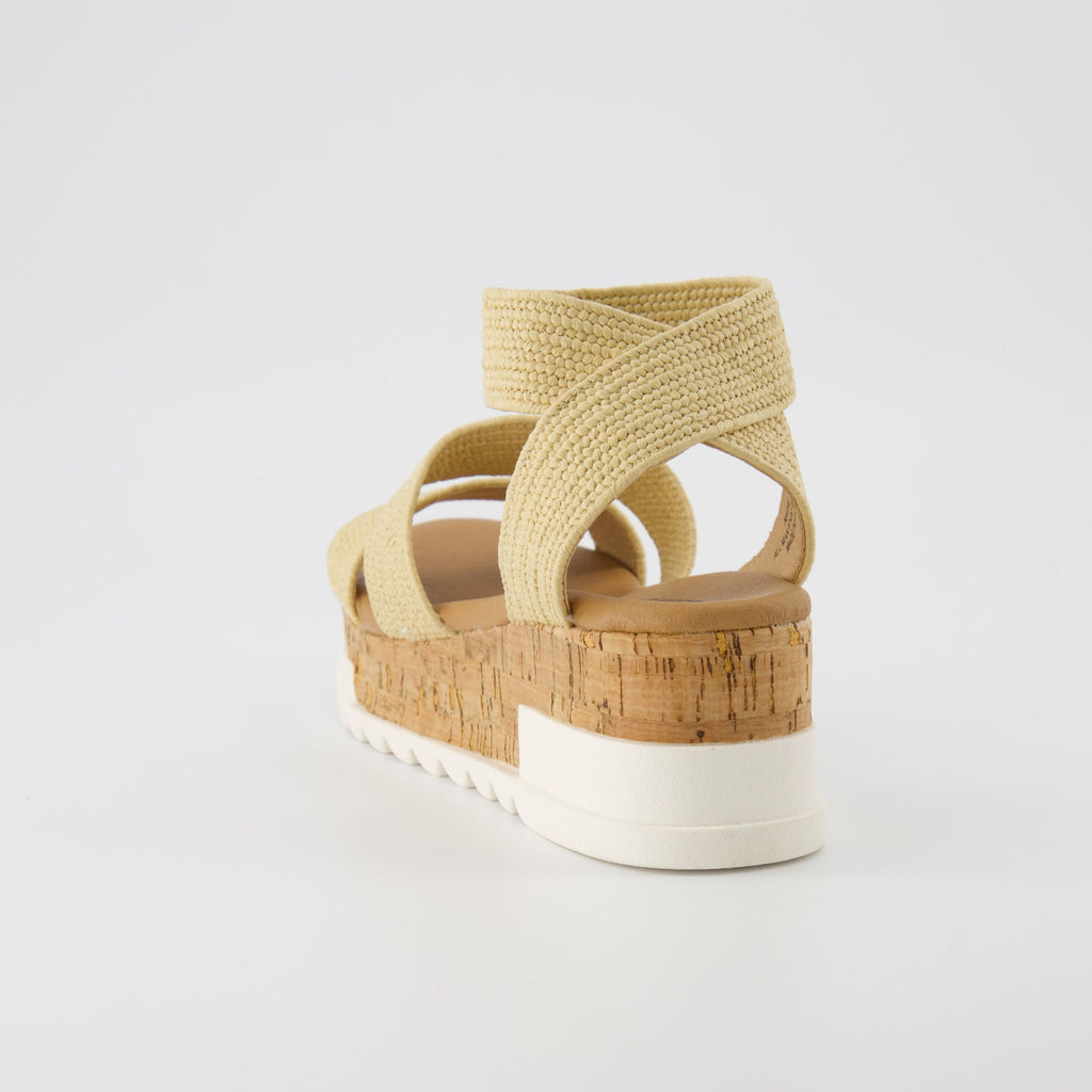 Naomi Stretch Cork Wedge Sandal - view 17