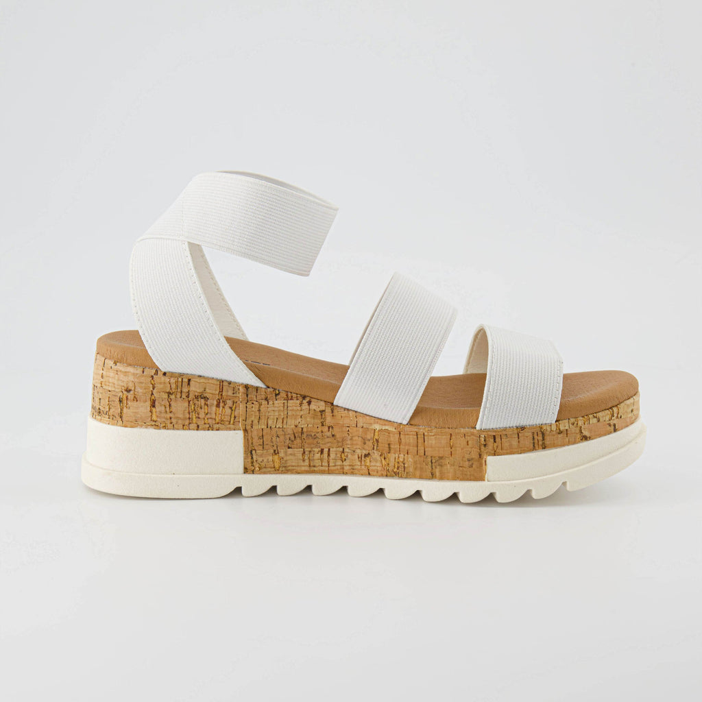 Naomi Stretch Cork Wedge Sandal - view 10