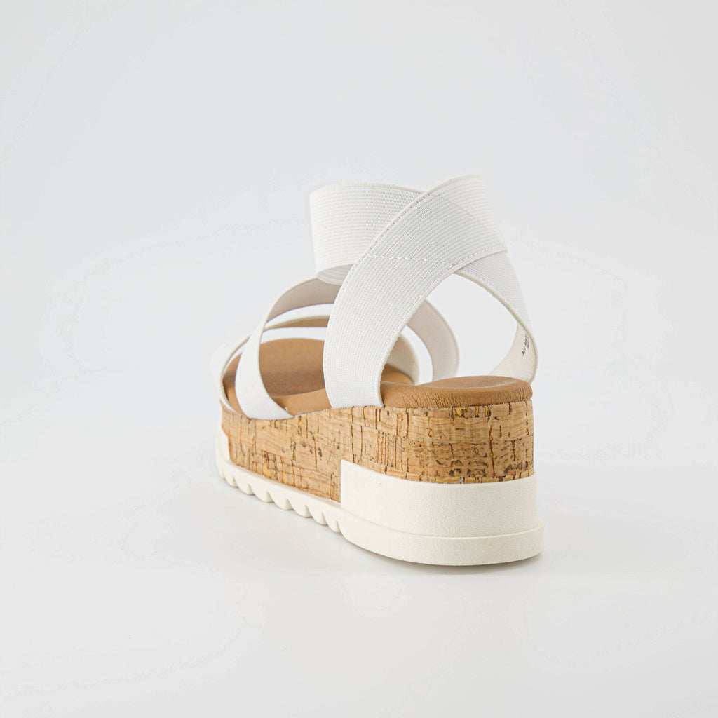Naomi Stretch Cork Wedge Sandal - view 11