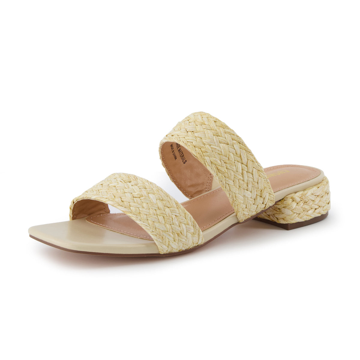 Niki Raffia Block Heel Sandals - view 2