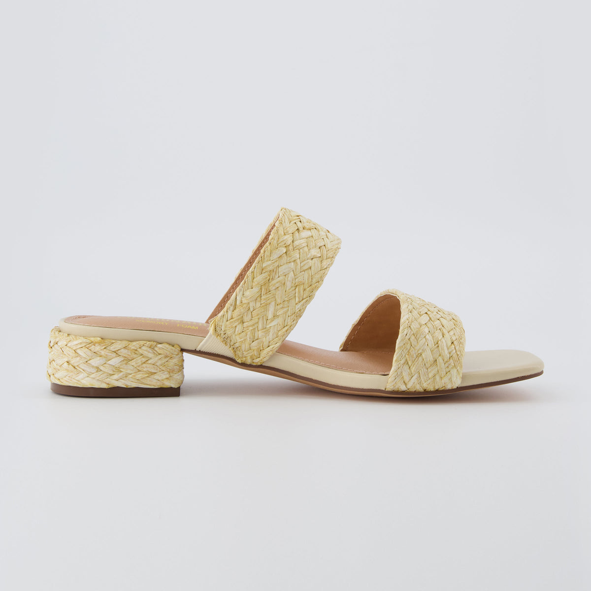 Niki Raffia Block Heel Sandals - view 4