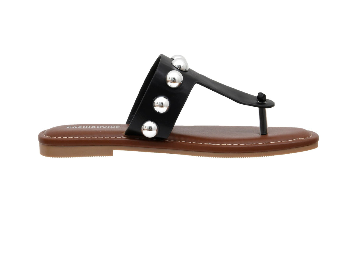 Cindy Studded Thong Sandal - view 4
