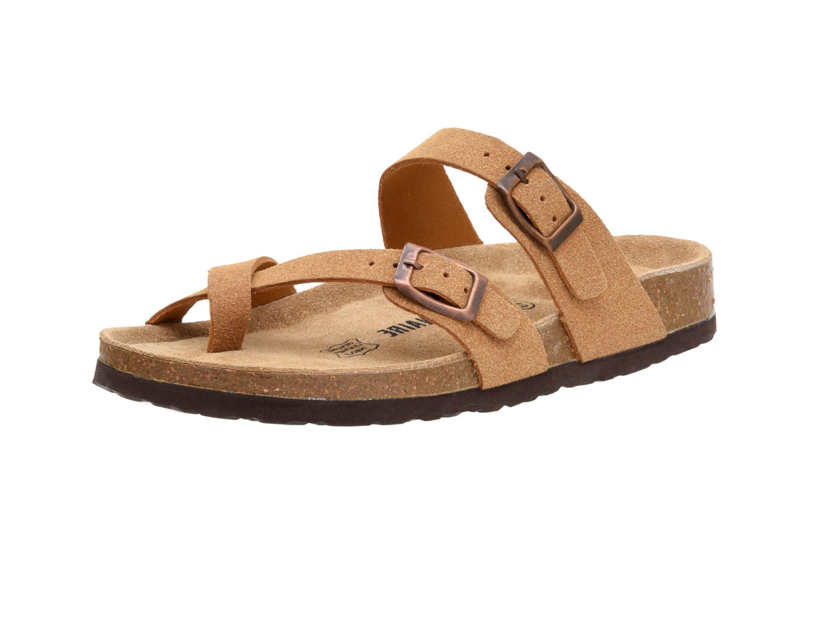 Luna Cork Footbed Sandal Suedes - view 24