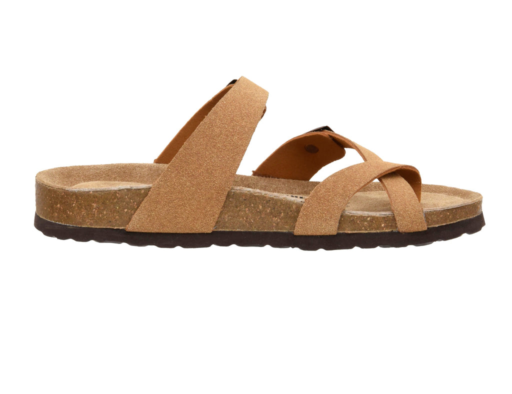 Luna Cork Footbed Sandal Suedes - view 26