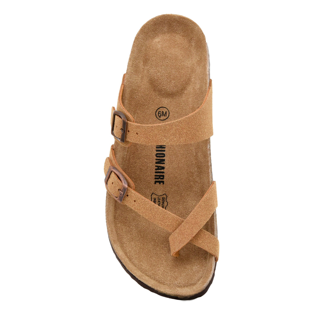 Luna Cork Footbed Sandal Suedes - view 27