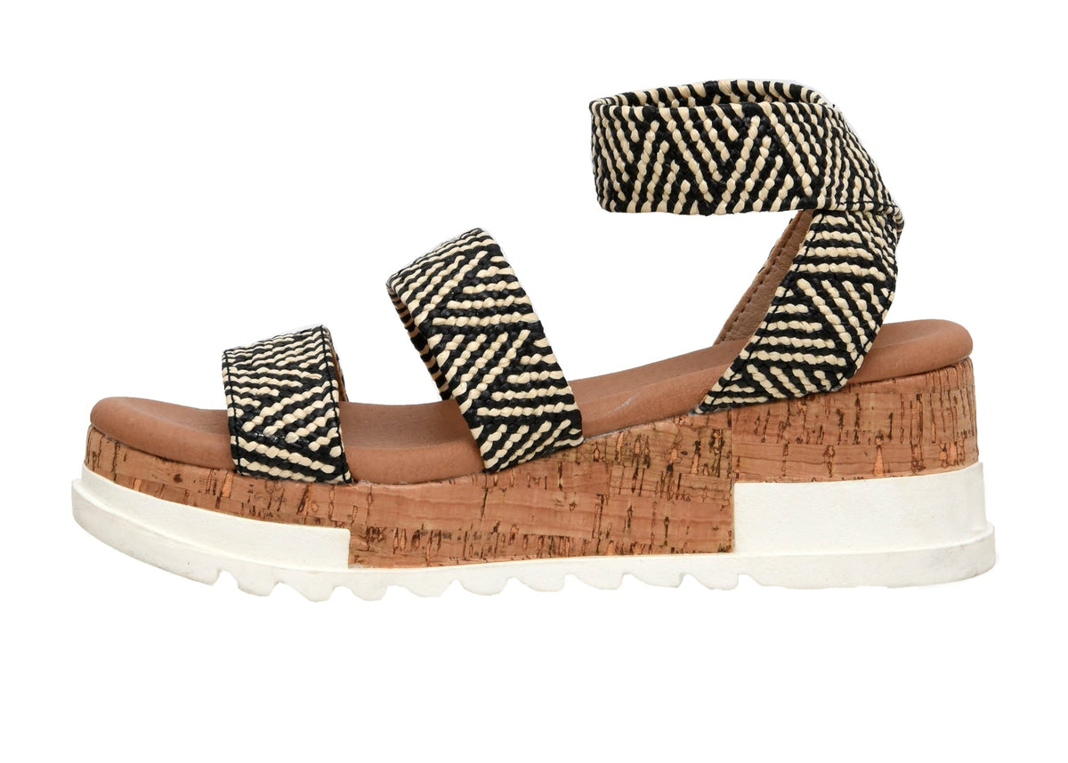 Naomi Stretch Cork Wedge Sandal - view 20