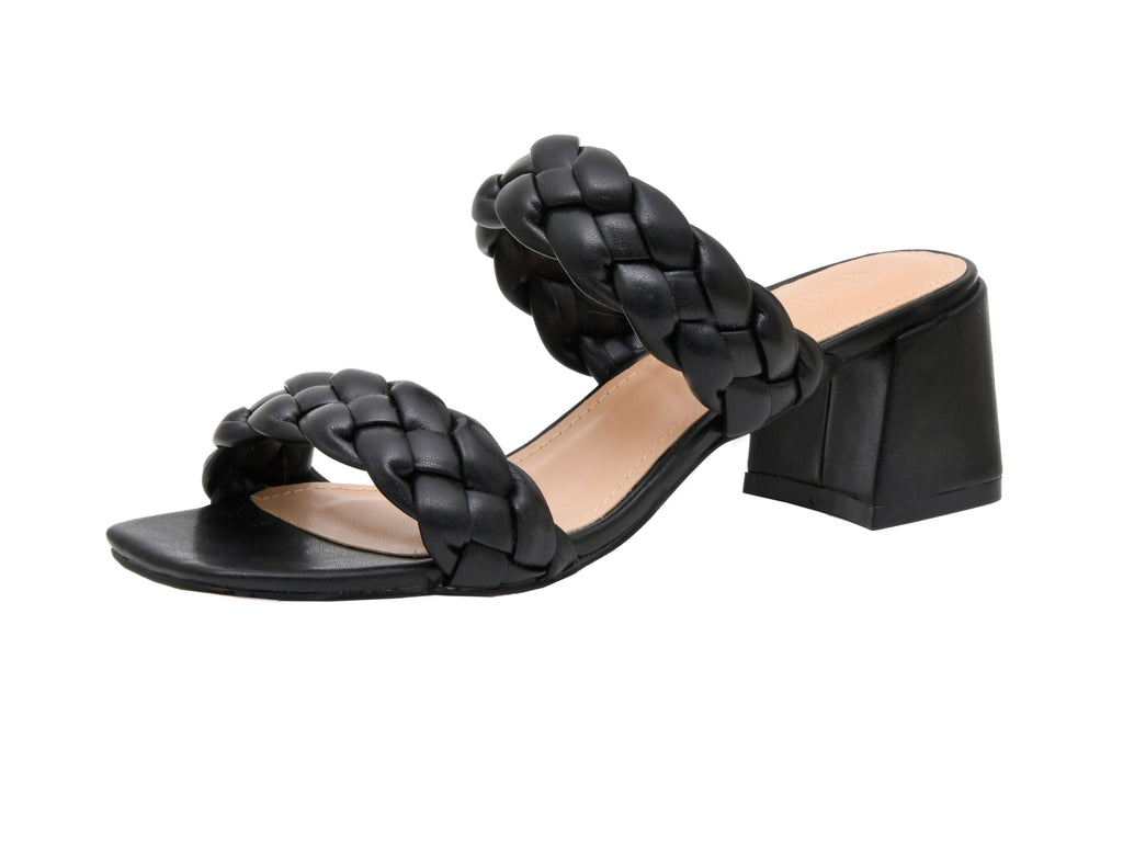 Onyx Braided Heel Sandal - view 27