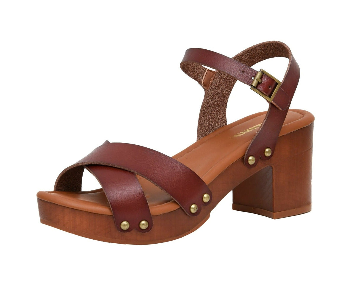 Slate Faux Wood Sandals - view 14