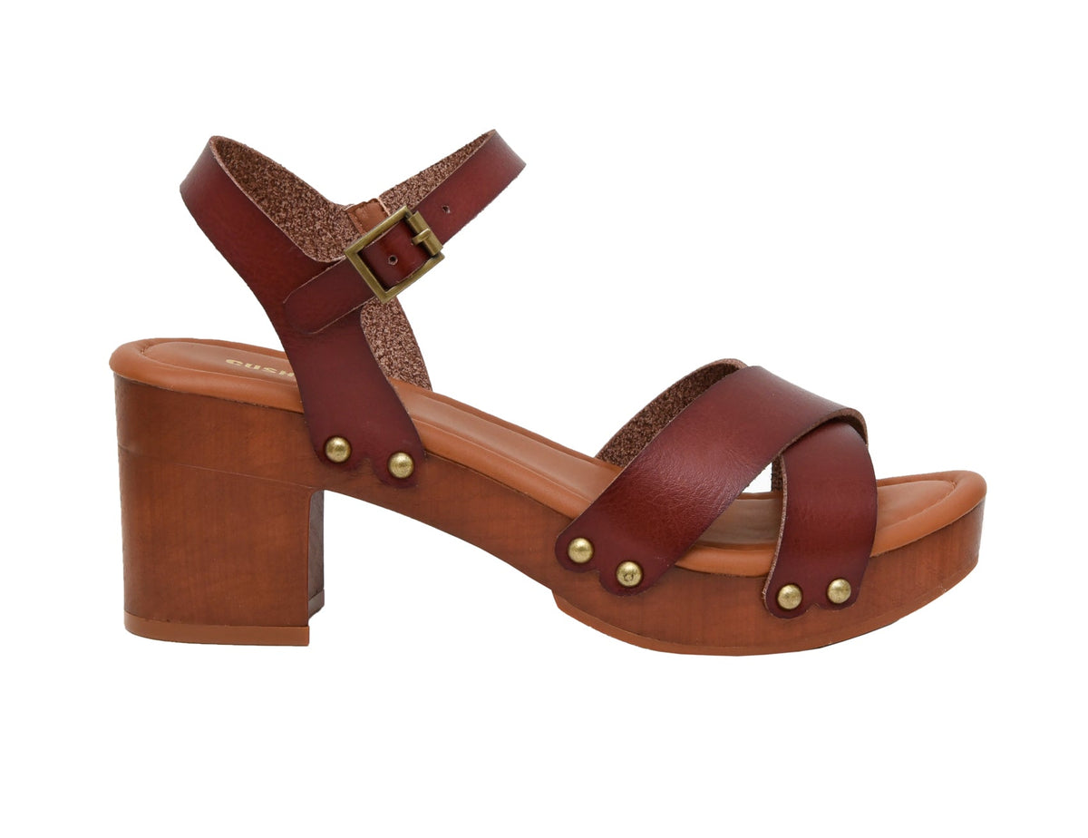 Slate Faux Wood Sandals - view 16