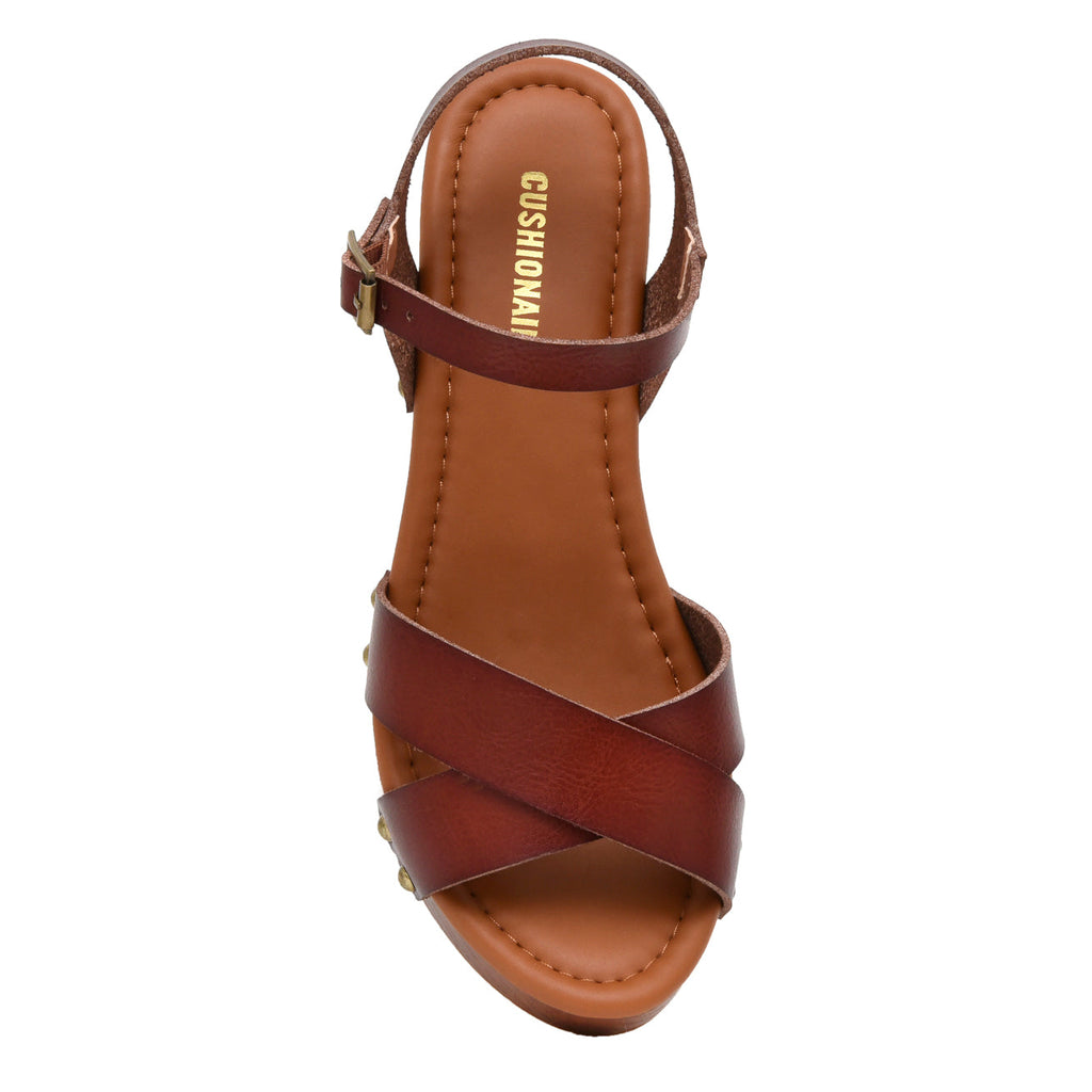 Slate Faux Wood Sandals - view 17