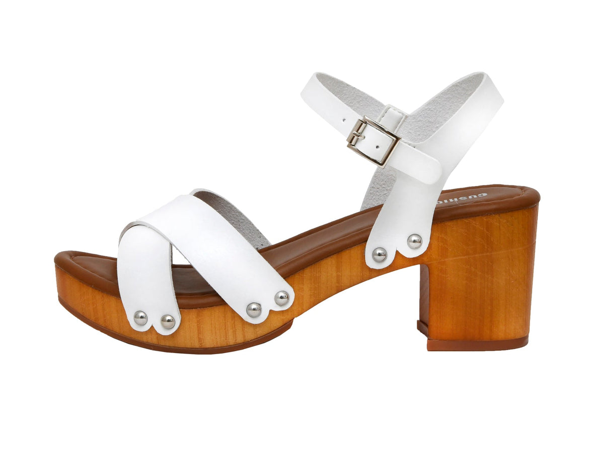 Slate Faux Wood Sandals - view 18