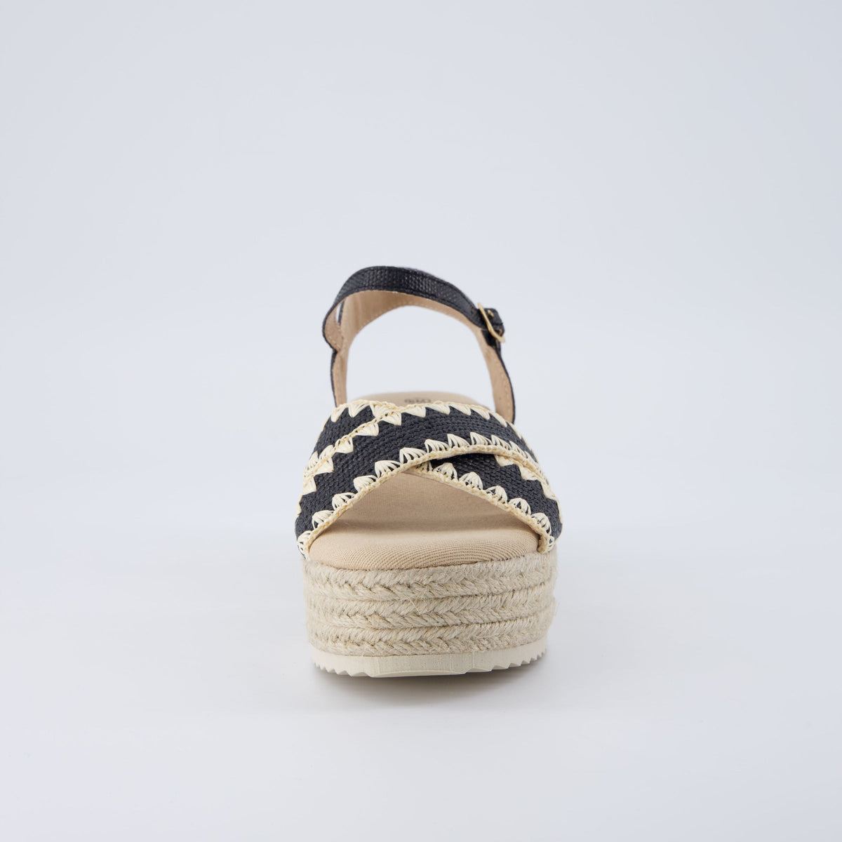 Ola Raffia Platform Sandals - view 3
