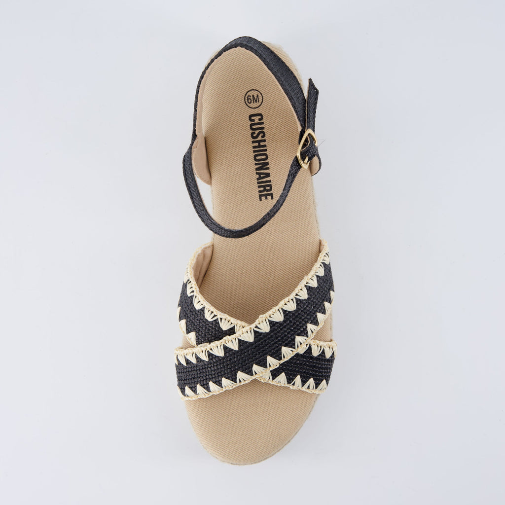 Ola Raffia Platform Sandals - view 6