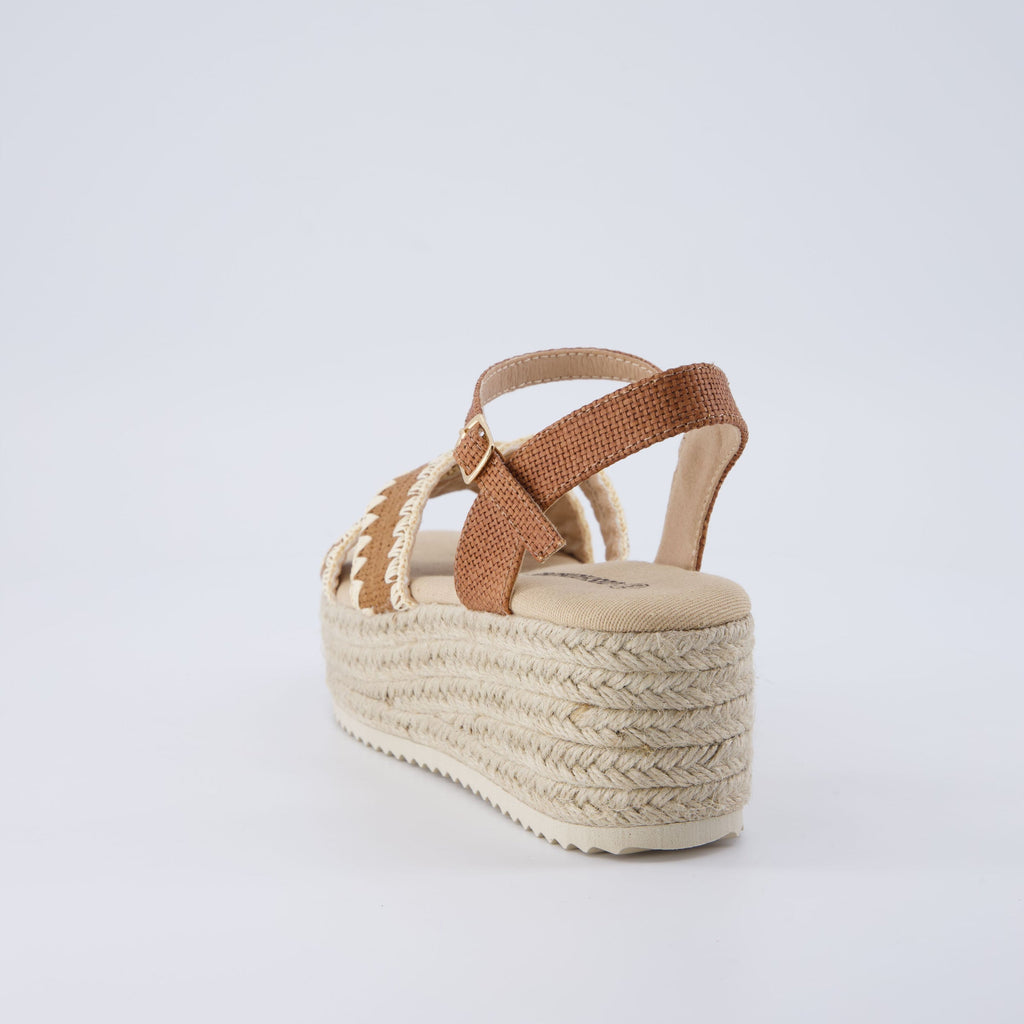 Ola Raffia Platform Sandals - view 14