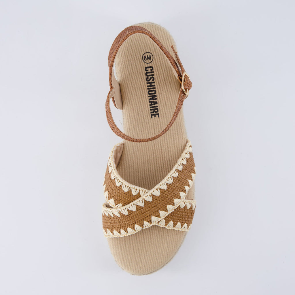 Ola Raffia Platform Sandals - view 15