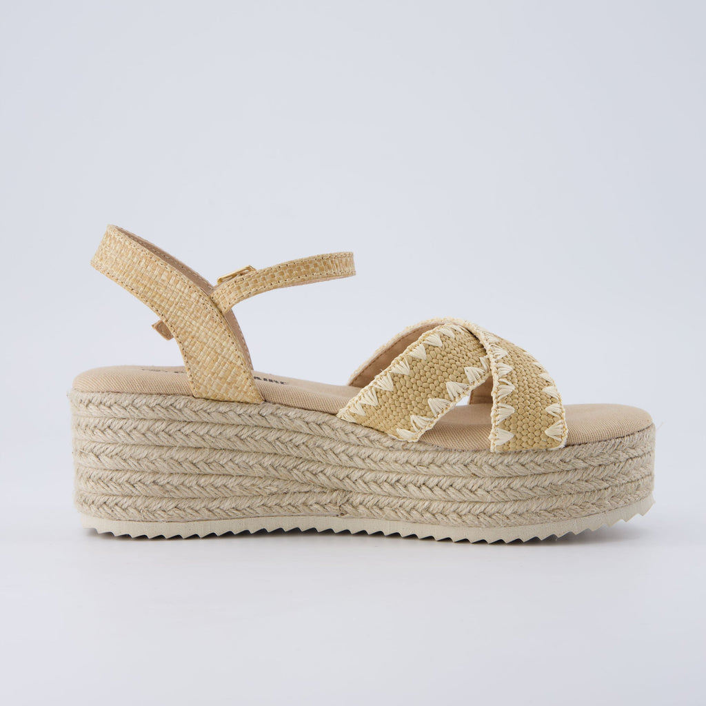 Ola Raffia Platform Sandals - view 21