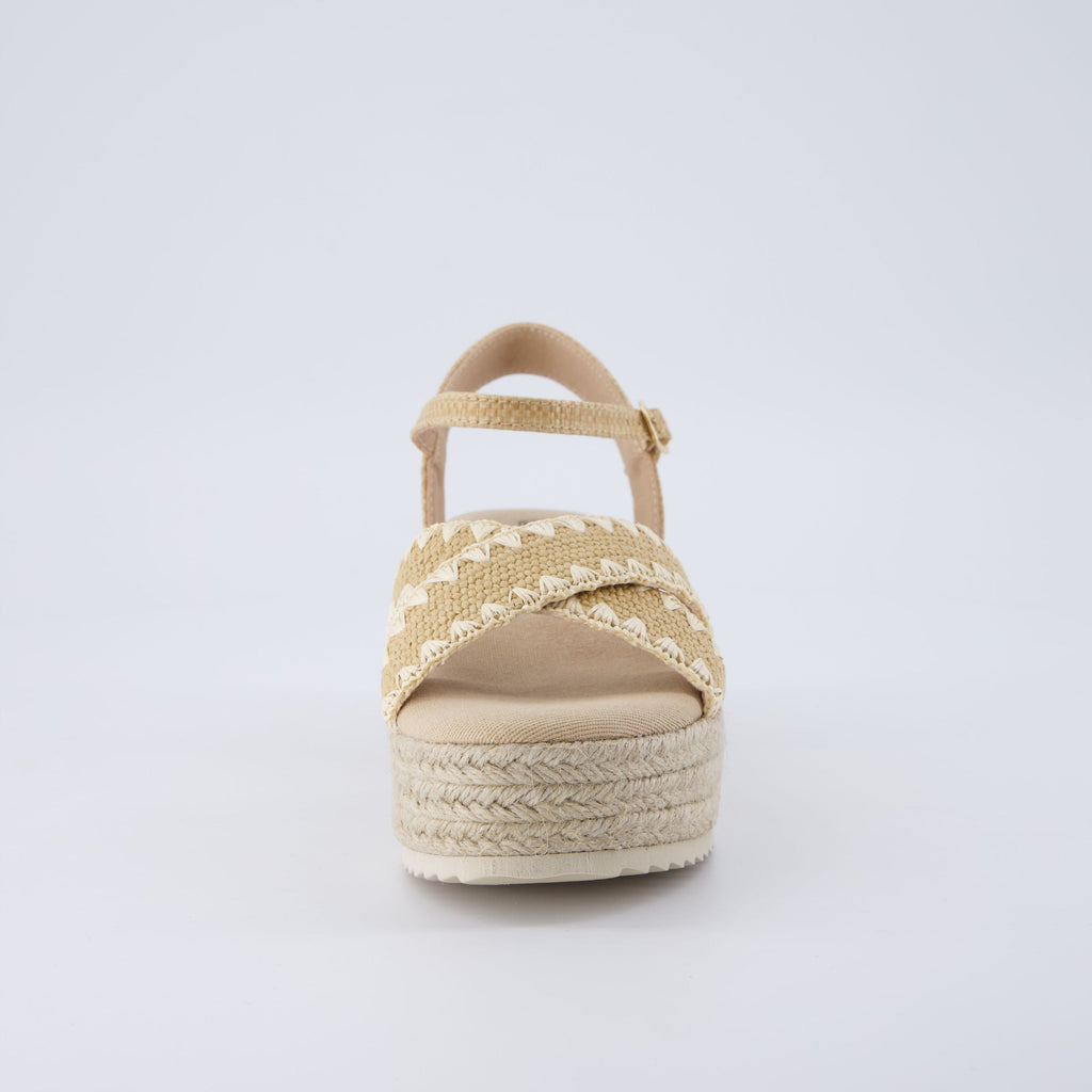 Ola Raffia Platform Sandals - view 20