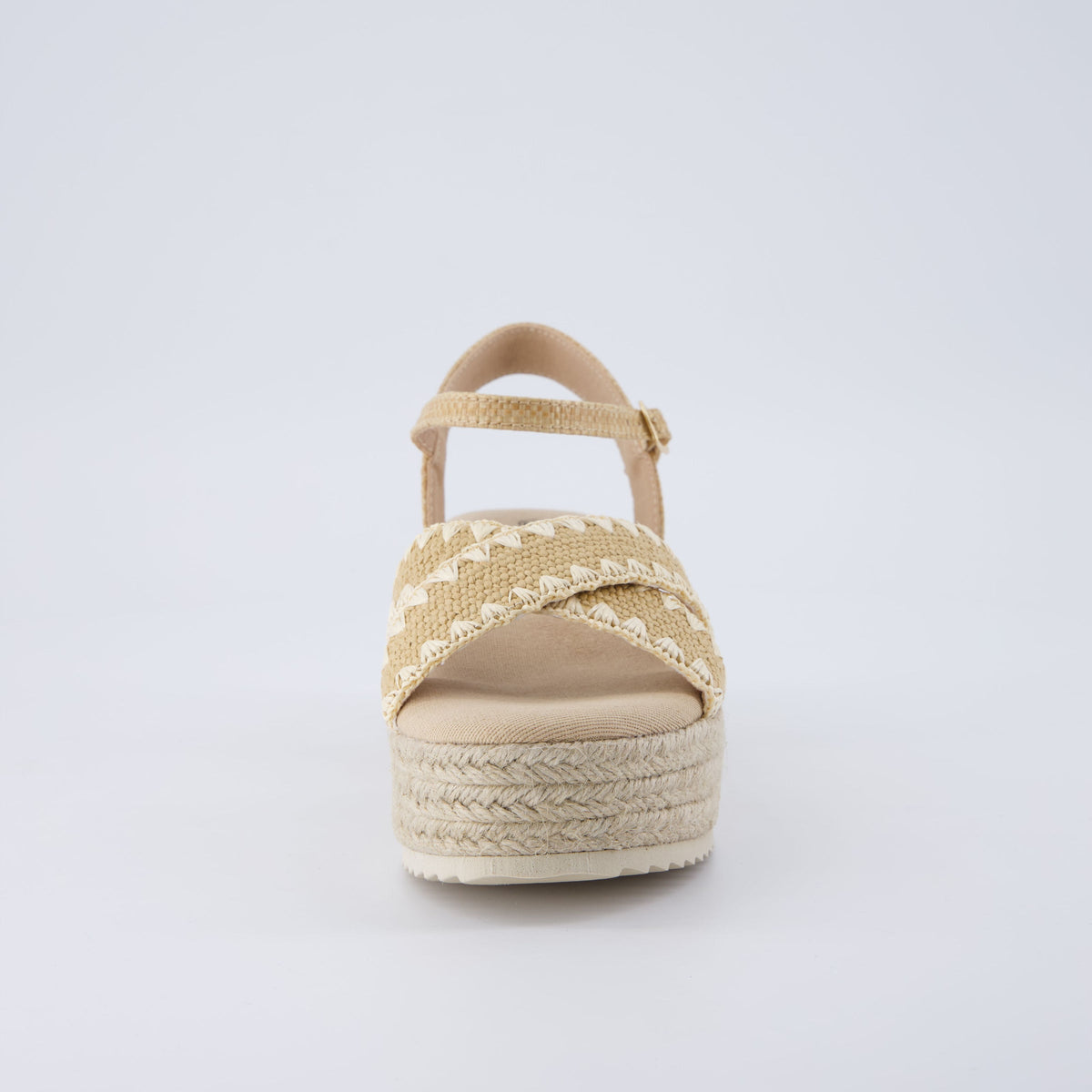 Ola Raffia Platform Sandals - view 20