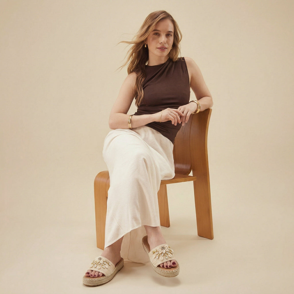Playa Espadrille Slide Sandals - view 8