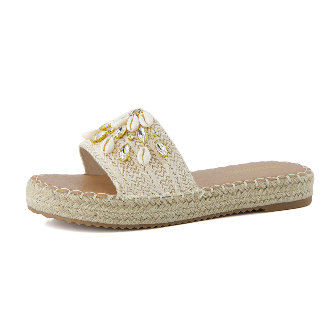 Playa Espadrille Slide Sandals - view 3