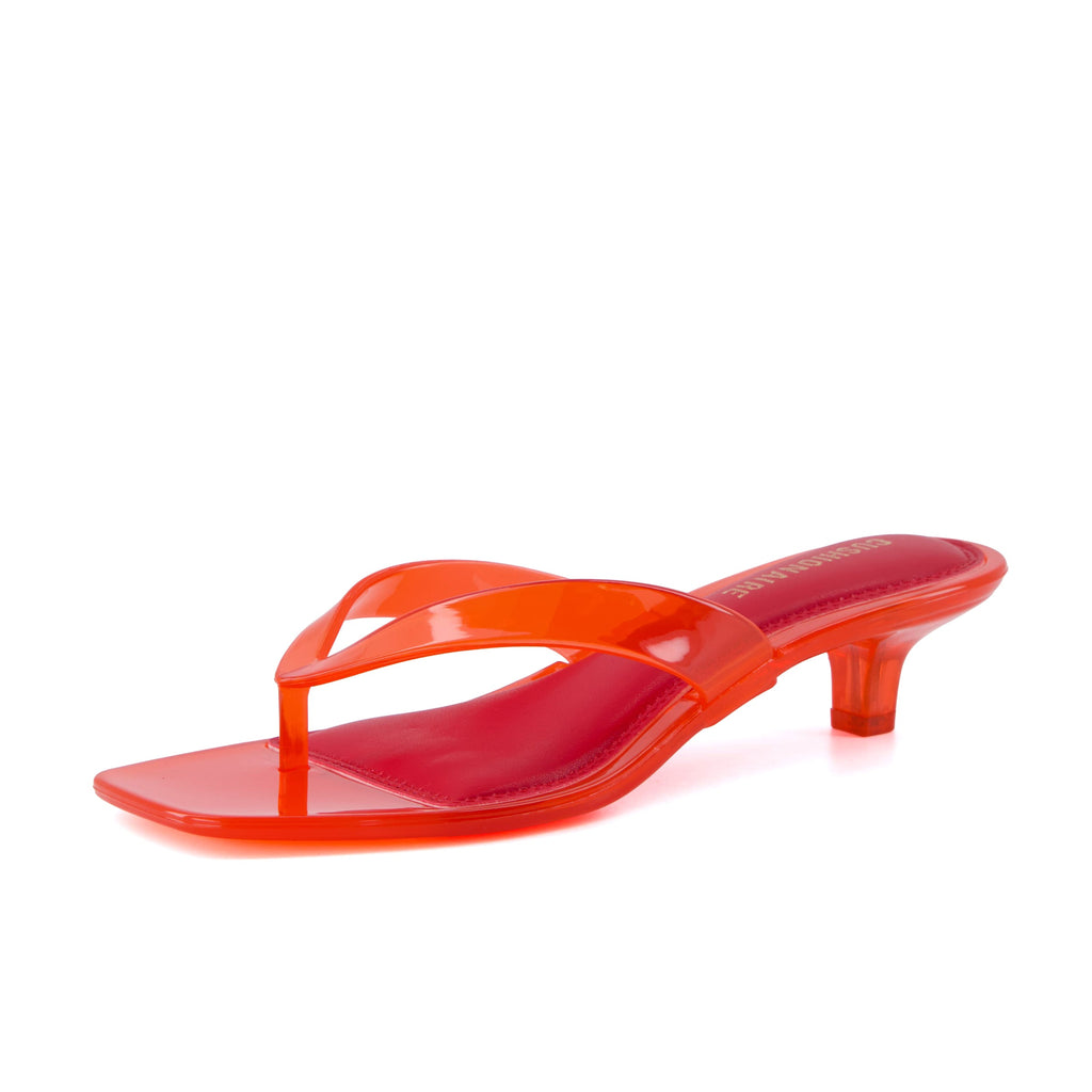Riot Jelly Thong Kitten Heels - view 42