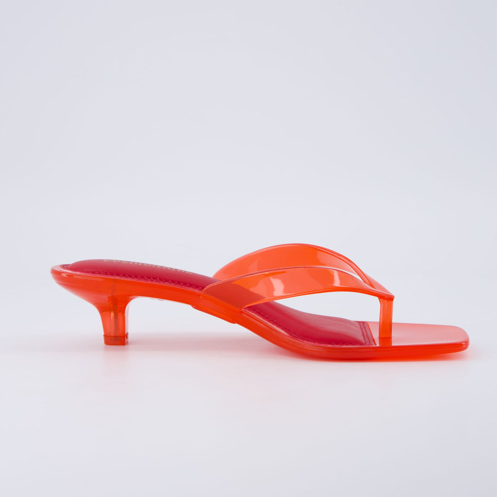 Riot Jelly Thong Kitten Heels - view 44