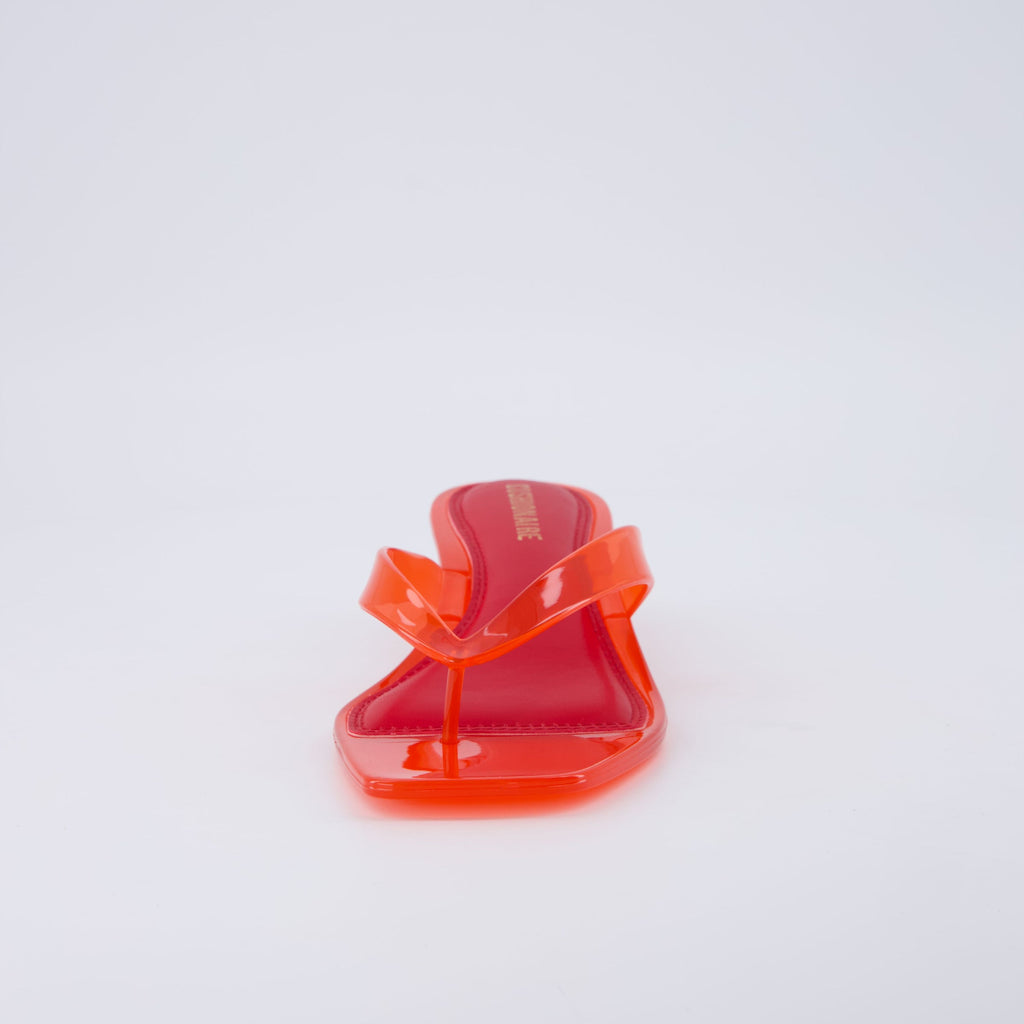 Riot Jelly Thong Kitten Heels - view 43