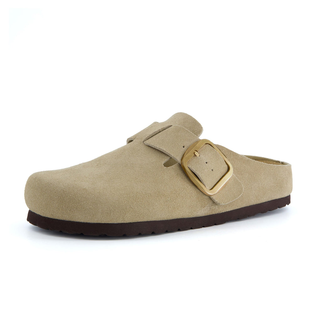 Rusty Leather Clogs - view 3
