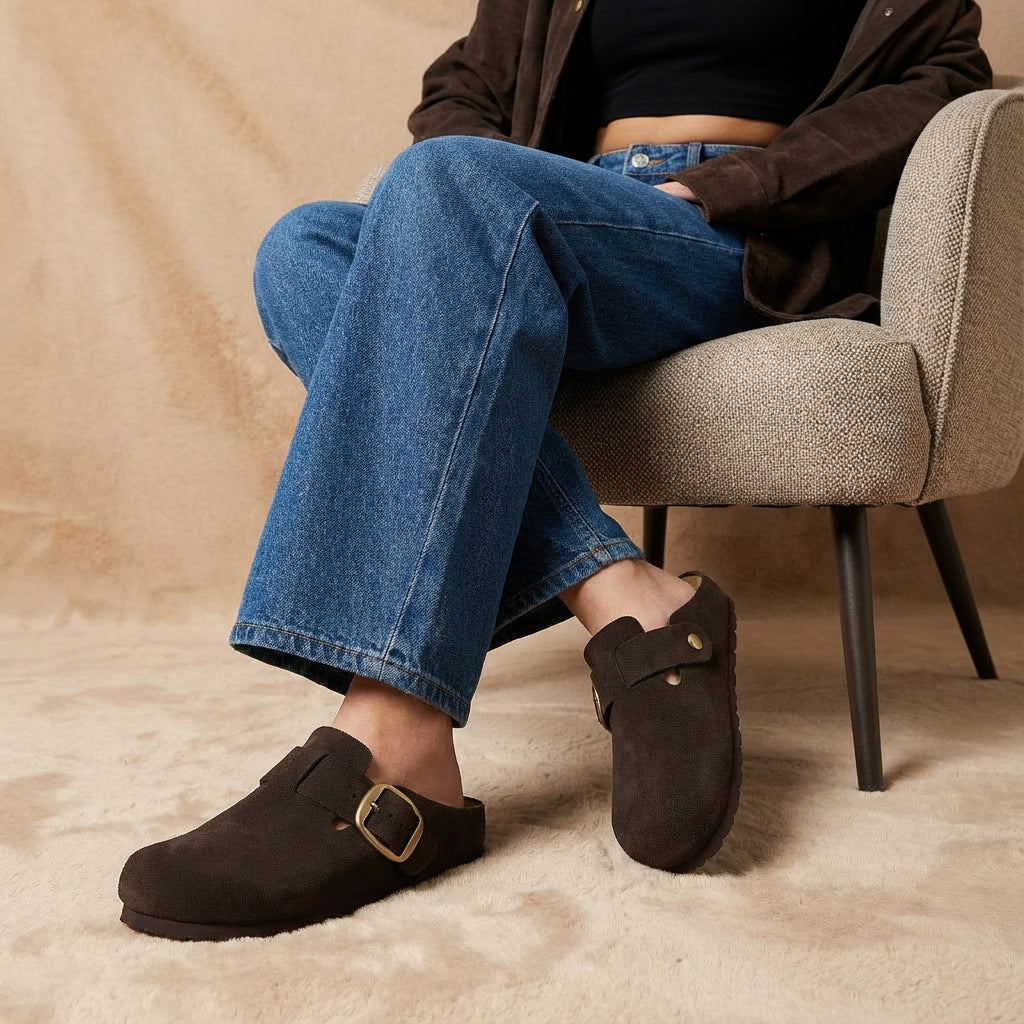 Rusty Leather Clogs - view 33