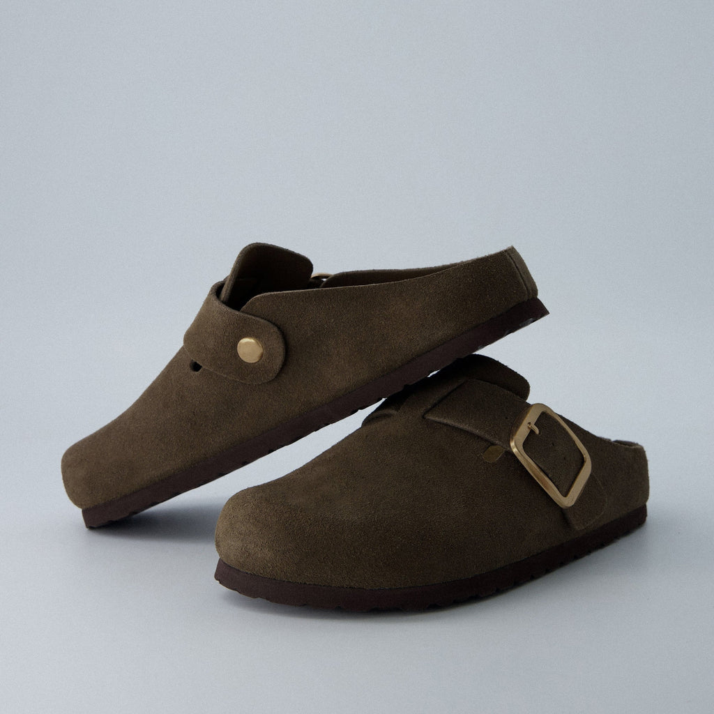 Rusty Leather Clogs - view 45